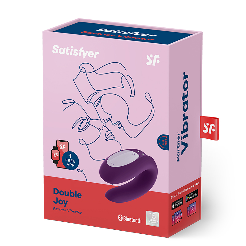 Satisfyer Double Joy wibrator dla par sterowany telefonem