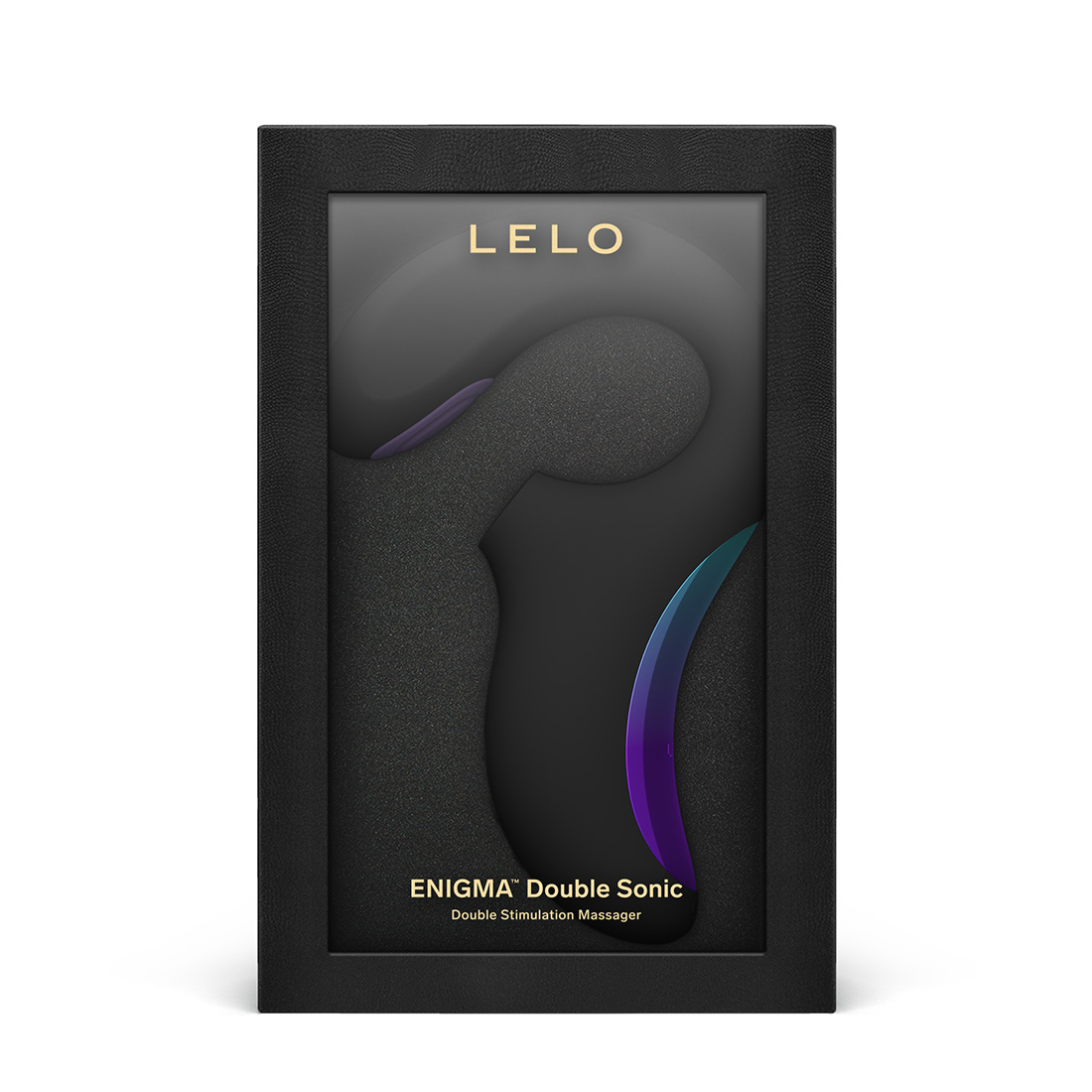 LELO Enigma Double Sonic wibrator króliczek z sonicznym masażerem łechtaczki sterowany telefonem 