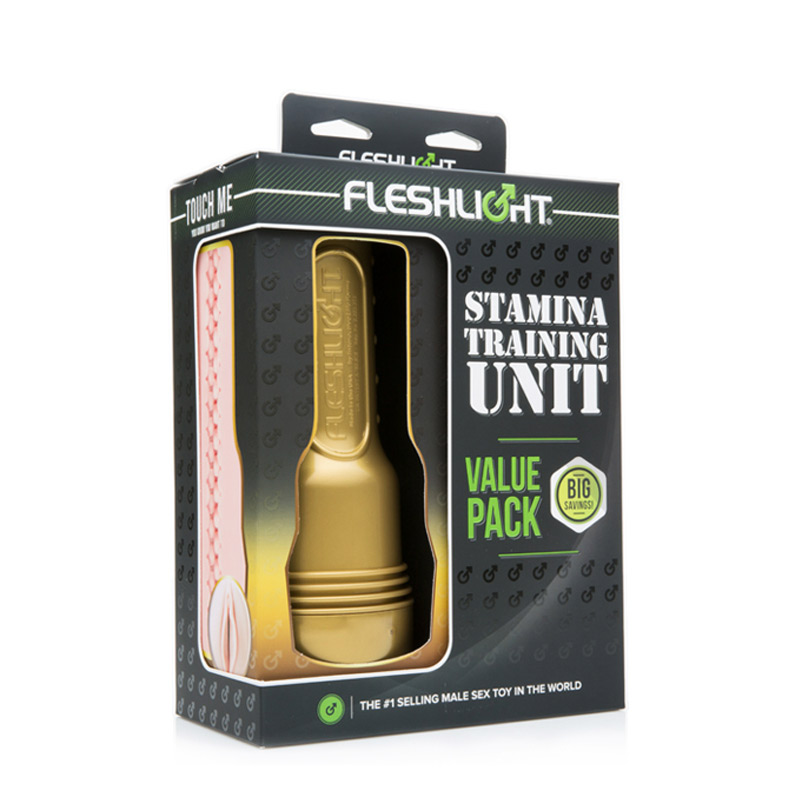 Fleshlight Stamina Training Unit masturbator w zestawie Value Pack