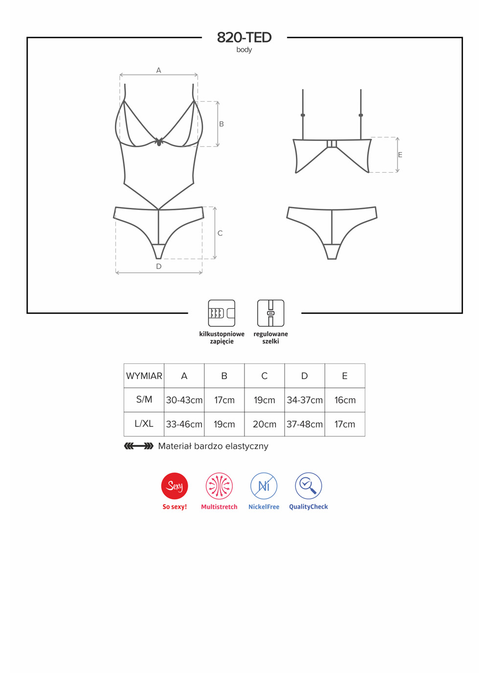 Obsessive body (820-TED-1)