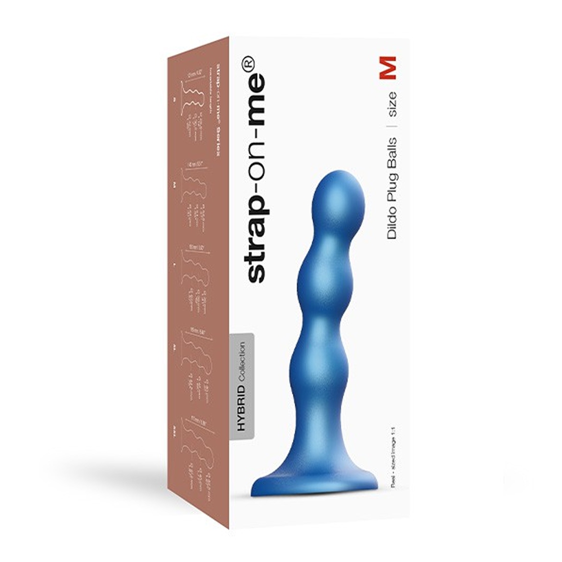 Strap-On-Me Dildo Plug Balls M dildo z przyssawką