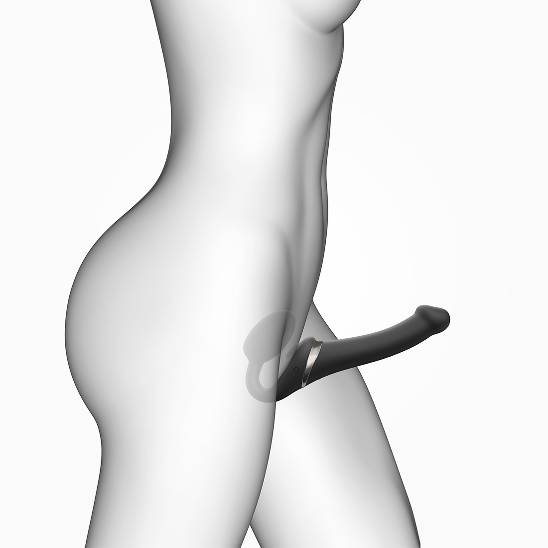 Strap-On-Me Multi Orgasm wibrujący strap-on sterowany pilotem S