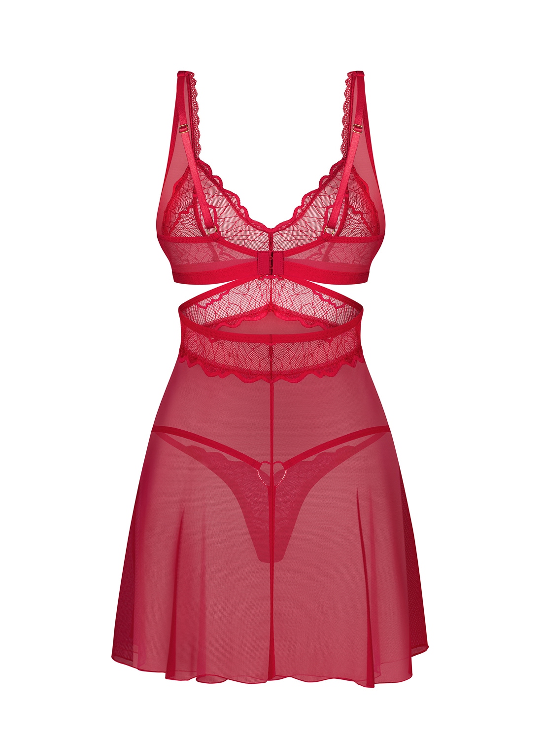 Obsessive Cupide Desir koszulka babydoll i stringi 