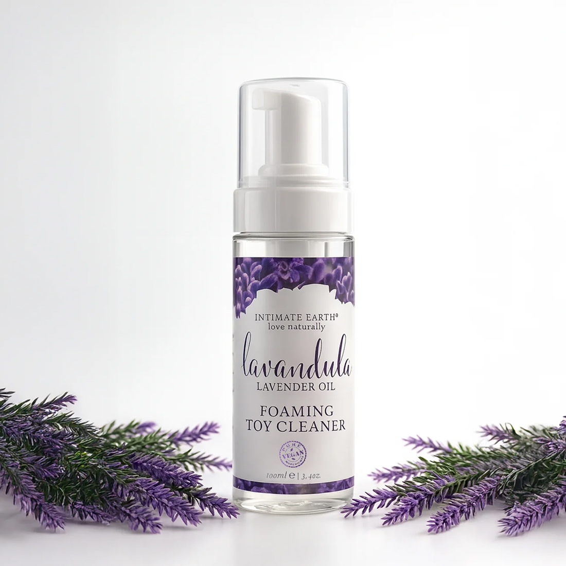 Intimate Earth Lavandula organiczna pianka do czyszczenia zabawek erotycznych