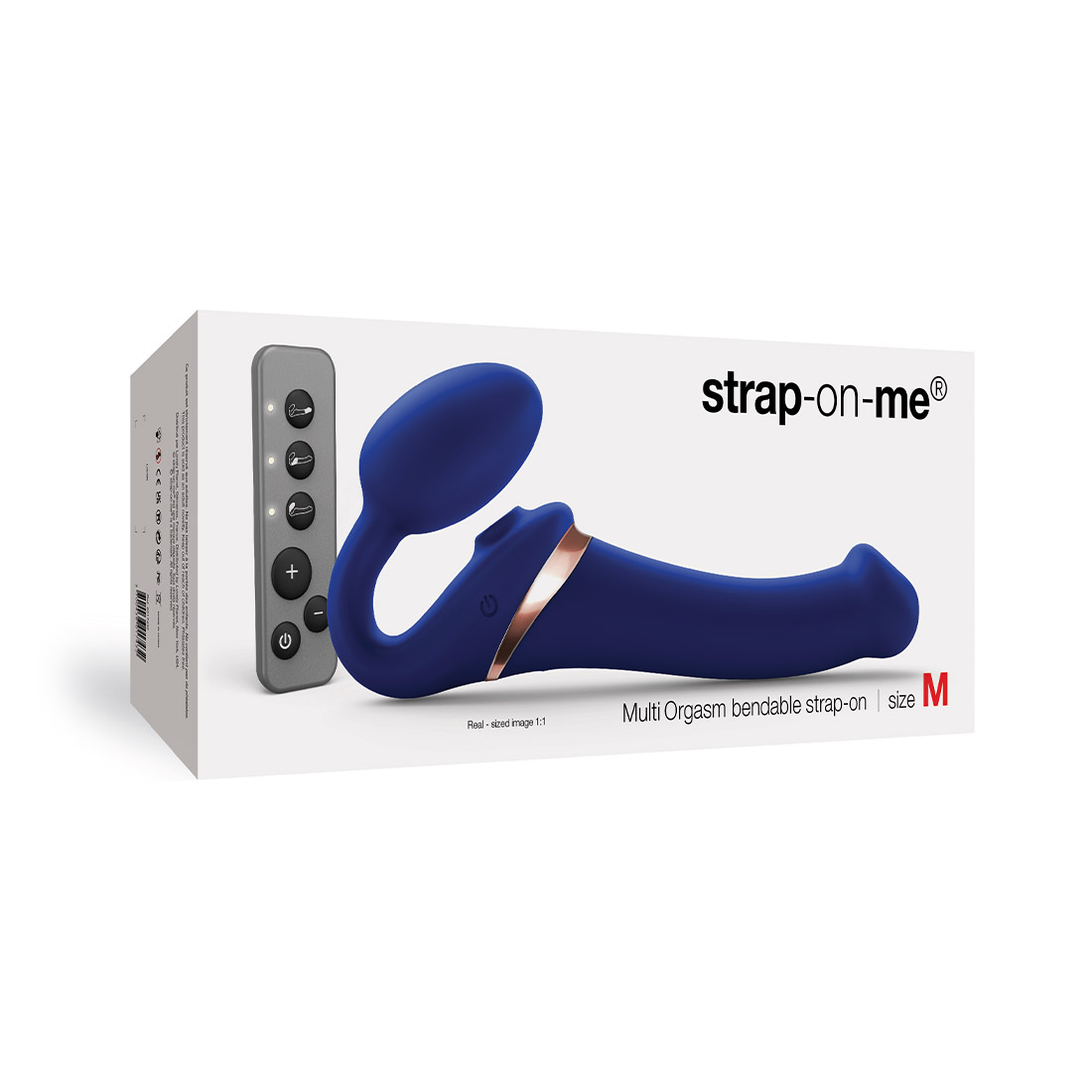 Strap-On-Me Multi Orgasm wibrujący strap-on sterowany pilotem M