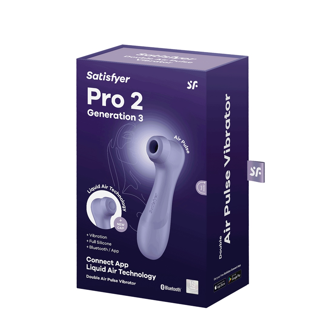 Satisfyer Pro 2 Generation 3 App bezdotykowo-wibrujący masażer łechtaczki sterowany telefonem