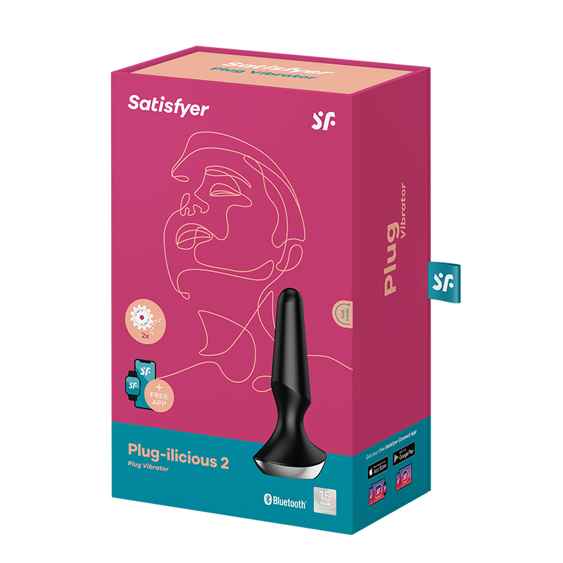 Satisfyer Plug-ilicious 2 wibrujący korek analny sterowany telefonem