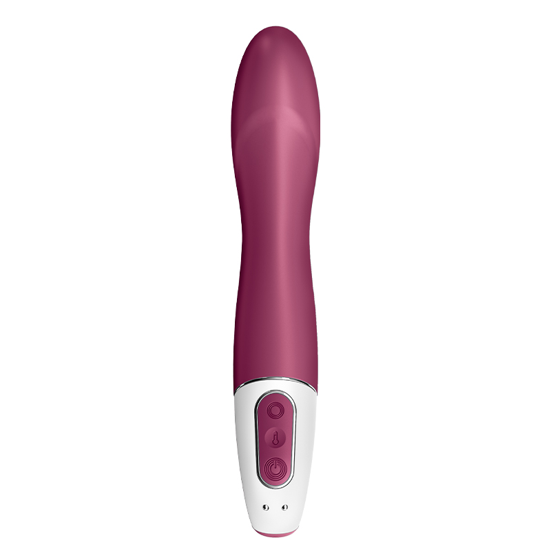 Satisfyer Big Heat ogrzewany wibrator klasyczny sterowany telefonem