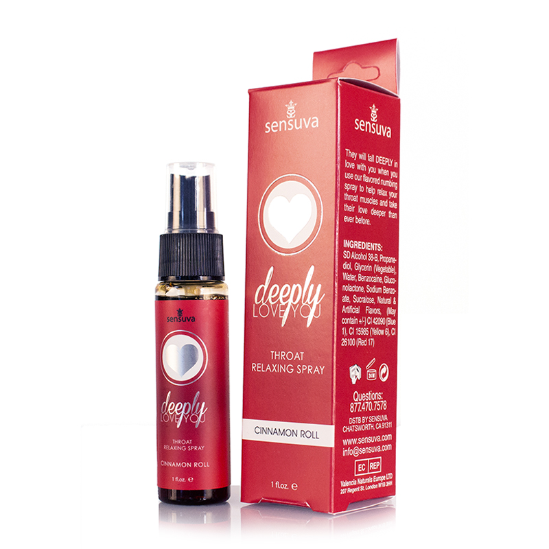 Sensuva Deeply Love You rozluźniający spray do seksu oralnego