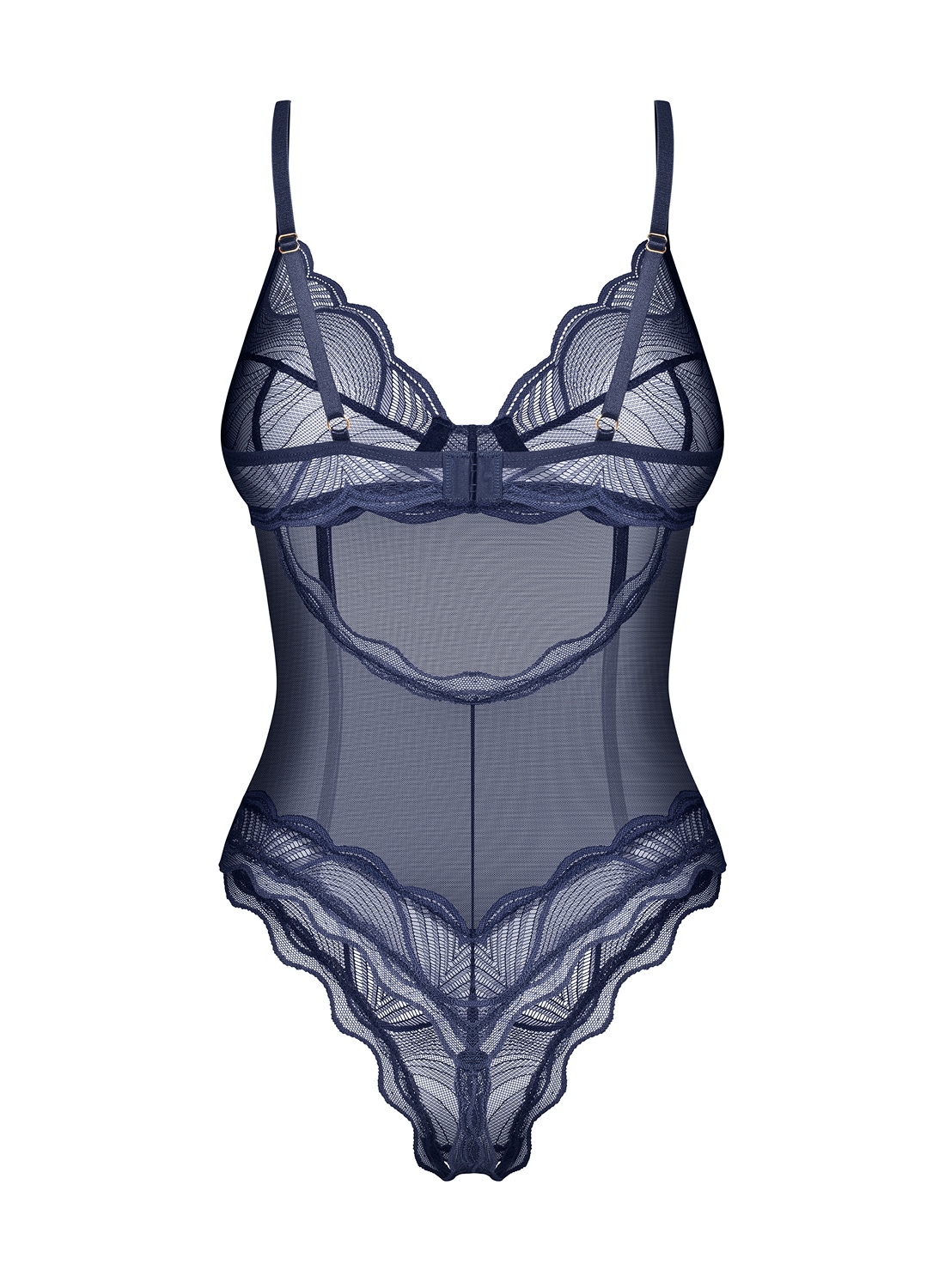 Obsessive Nightly Blue body z otwartym krokiem