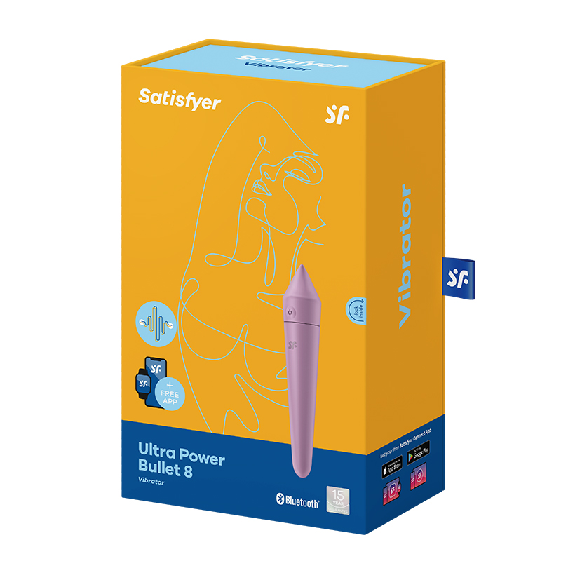 Satisfyer Ultra Power Bullet 8 masażer łechtaczki sterowany telefonem