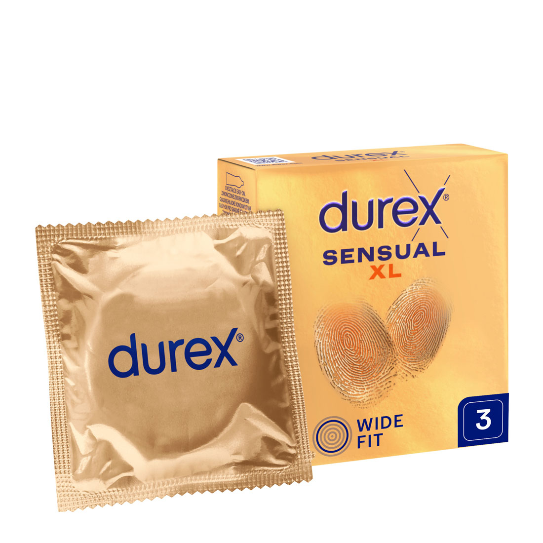 Durex Sensual XL powiększane prezerwatywy 