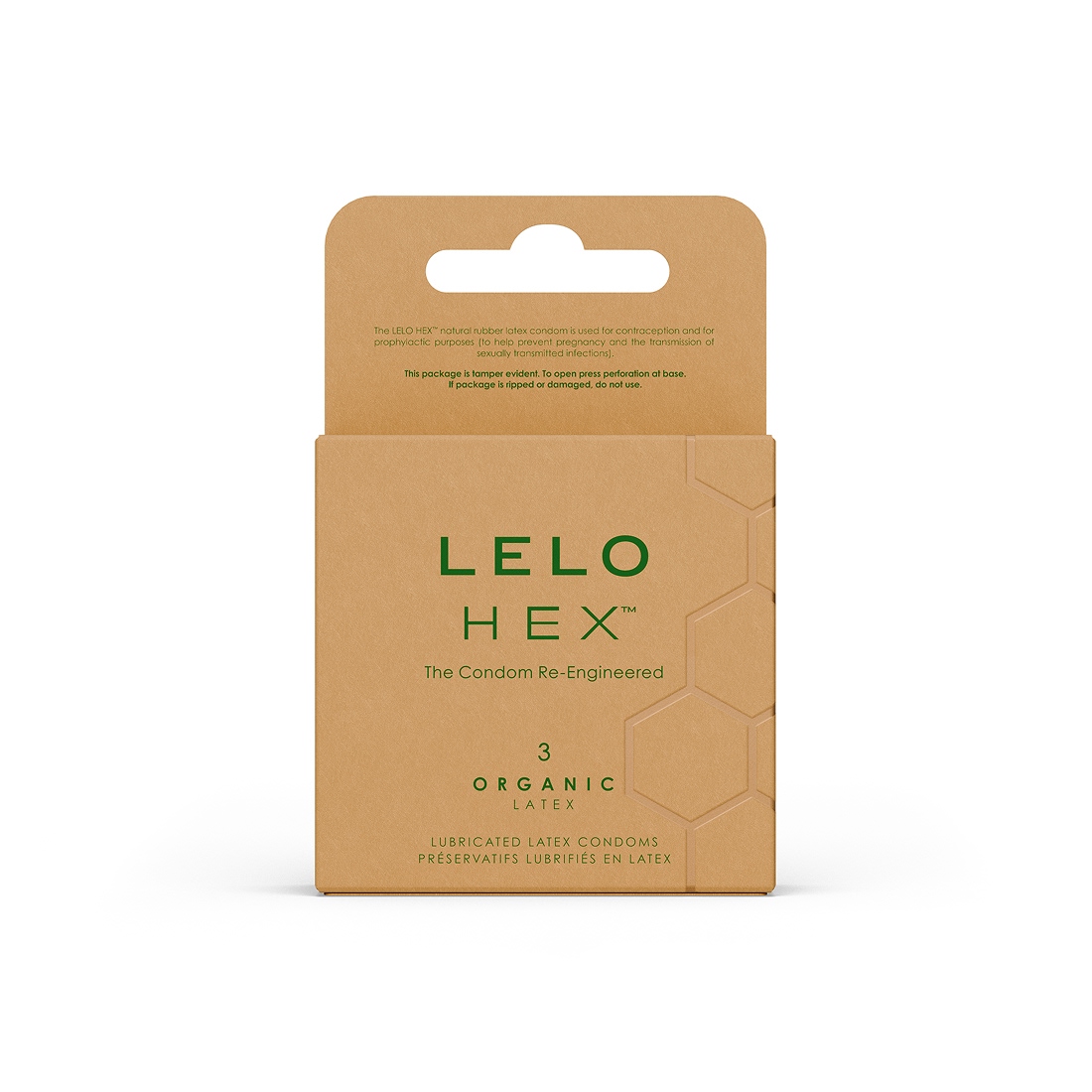 LELO Hex Organic organiczne prezerwatywy wydłużające stosunek