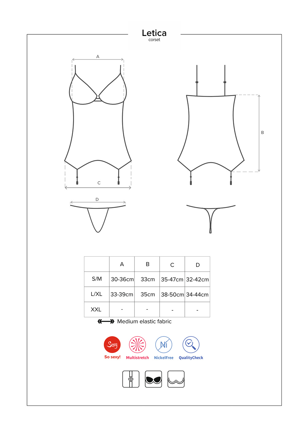 Obsessive gorset i stringi (Letica)