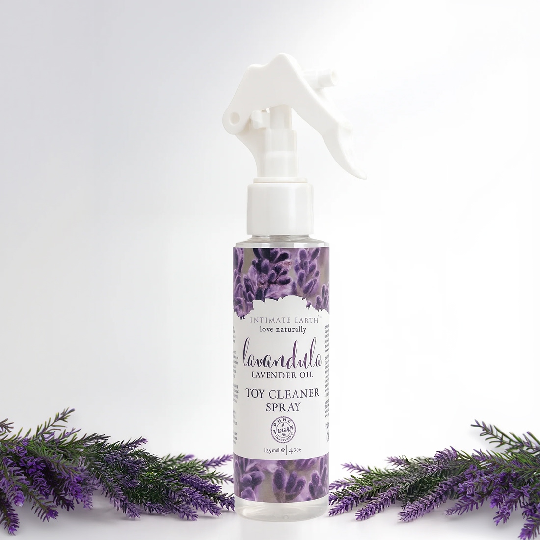 Intimate Earth Lavandula organiczny spray do czyszczenia zabawek erotycznych