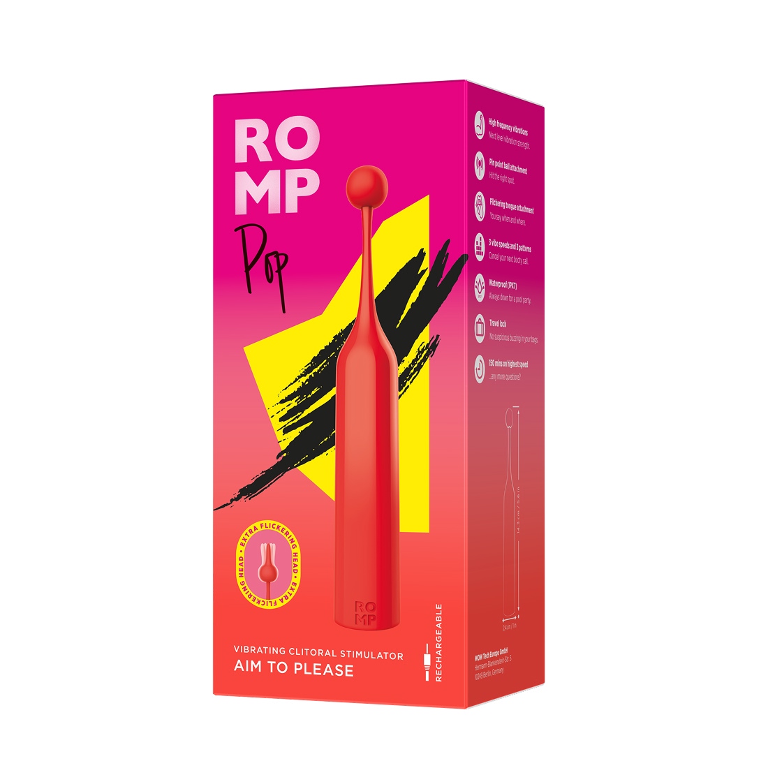 Romp by Womanizer Pop punktowy masażer łechtaczki 