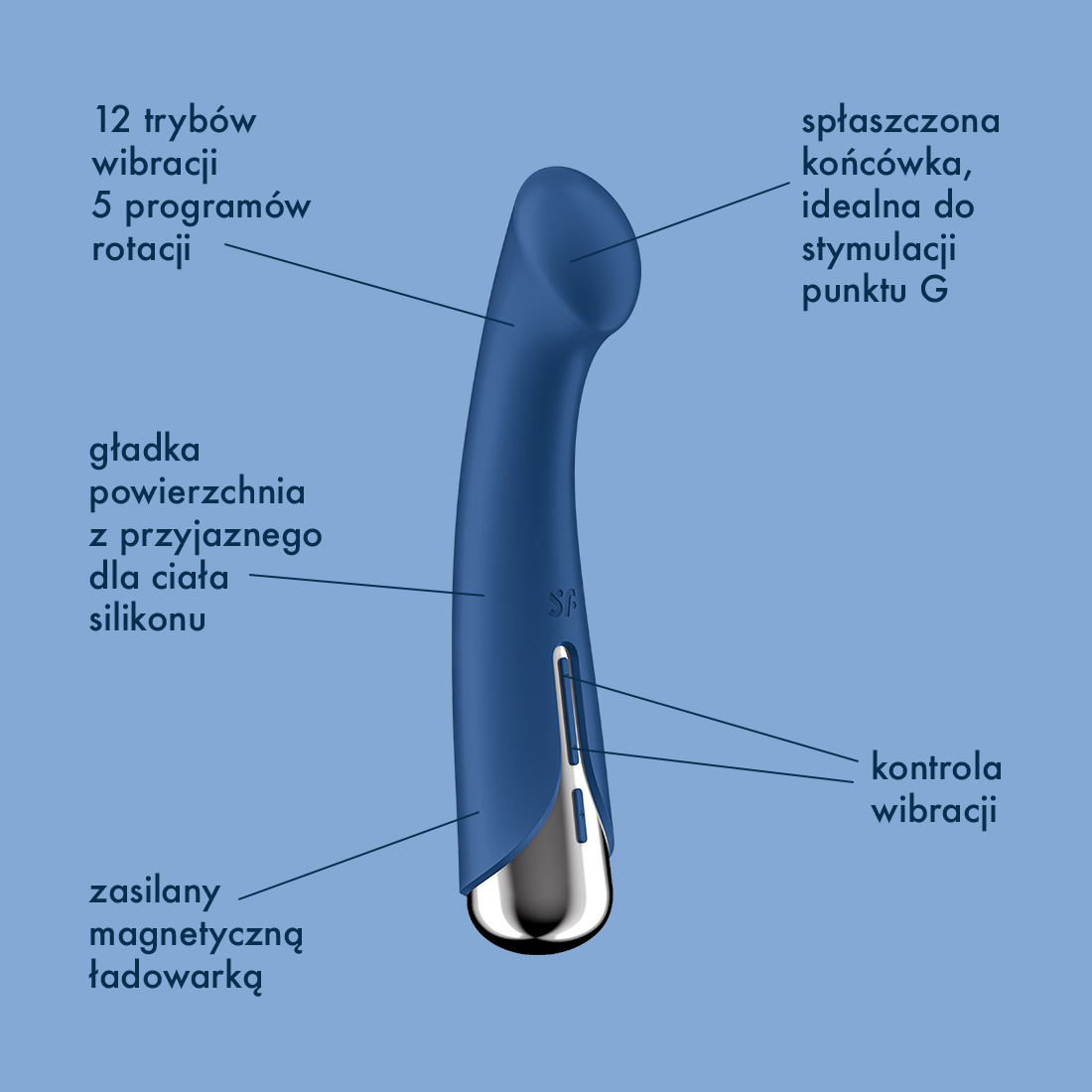 Satisfyer Spinning G-Spot rotujący wibrator punktu G 