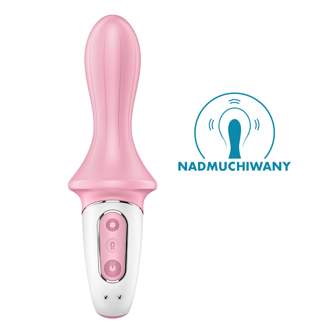 Satisfyer Air Pump Booty 5+ uniwersalny wibrator o zmiennej średnicy sterowany telefonem