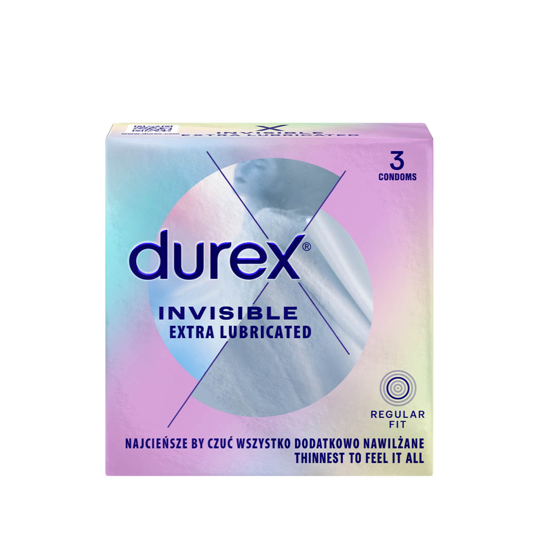 Durex Invisible najcieńsze prezerwatywy dodatkowo nawilżane