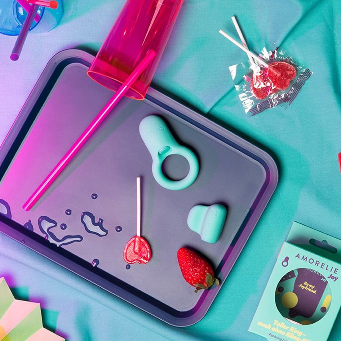 Amorelie Joy Dance wibrujący pierścień erekcyjny