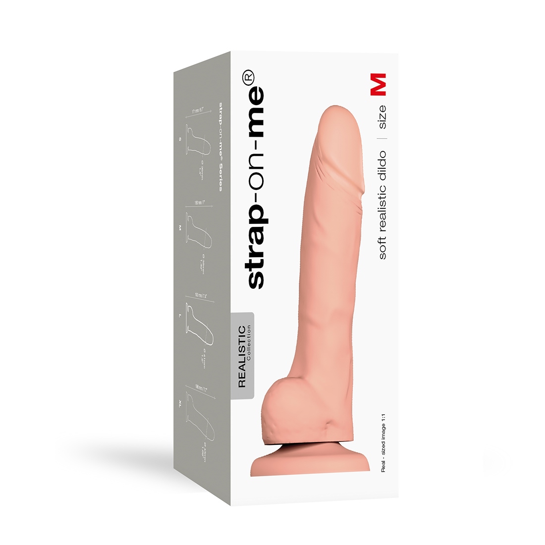 Strap-On-Me Soft Realistic M realistyczne dildo z przyssawką