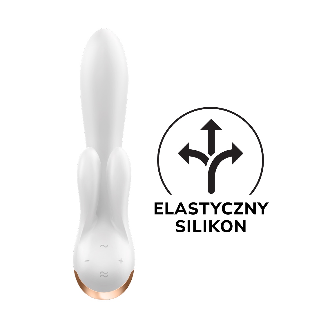 Satisfyer Double Flex wibrator króliczek sterowany telefonem