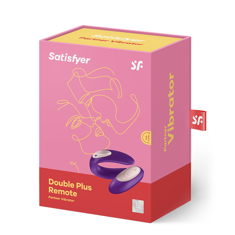 Satisfyer Double Plus Remote wibrator dla par sterowany pilotem