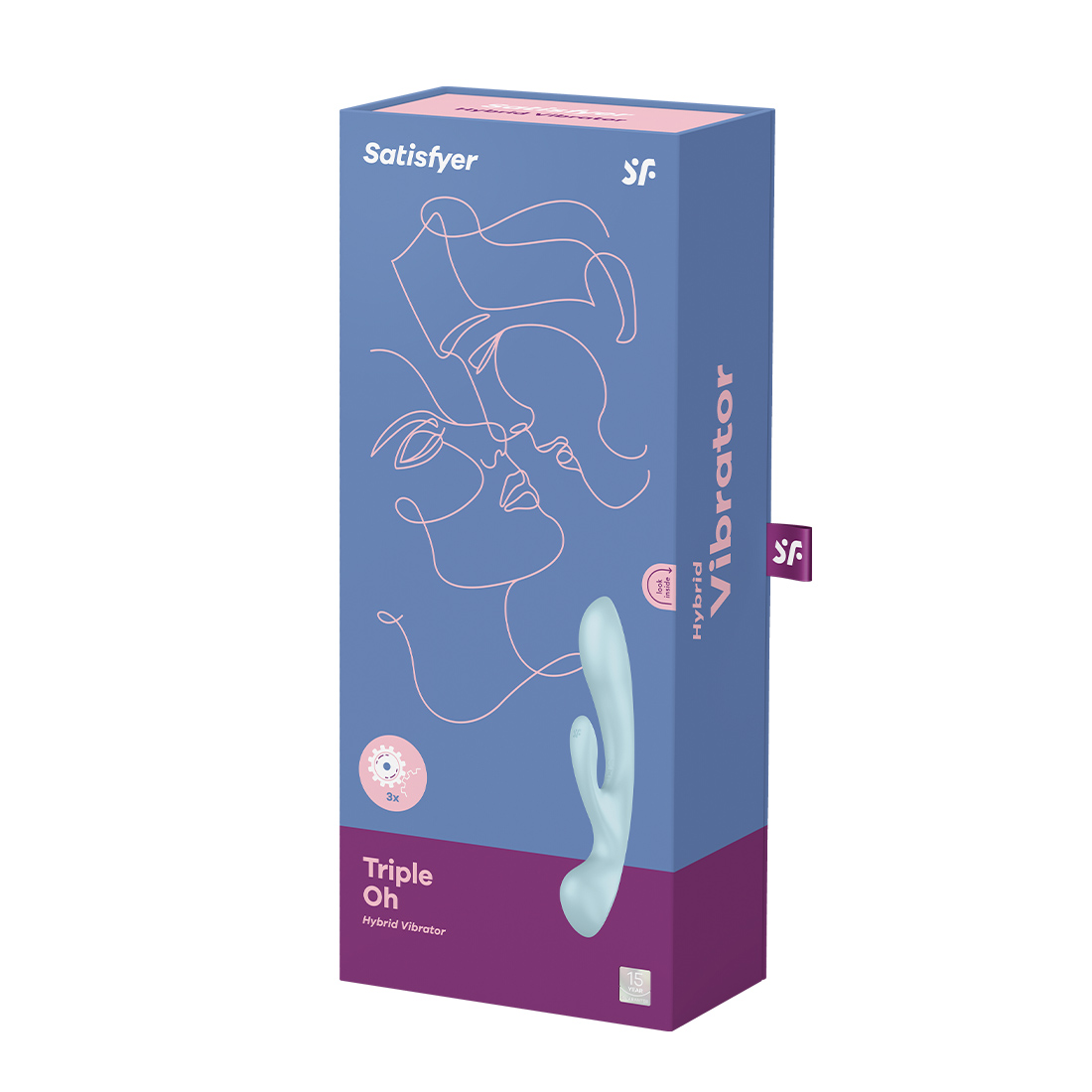 Satisfyer Triple Oh 2 w 1 wibrator króliczek i masażer 