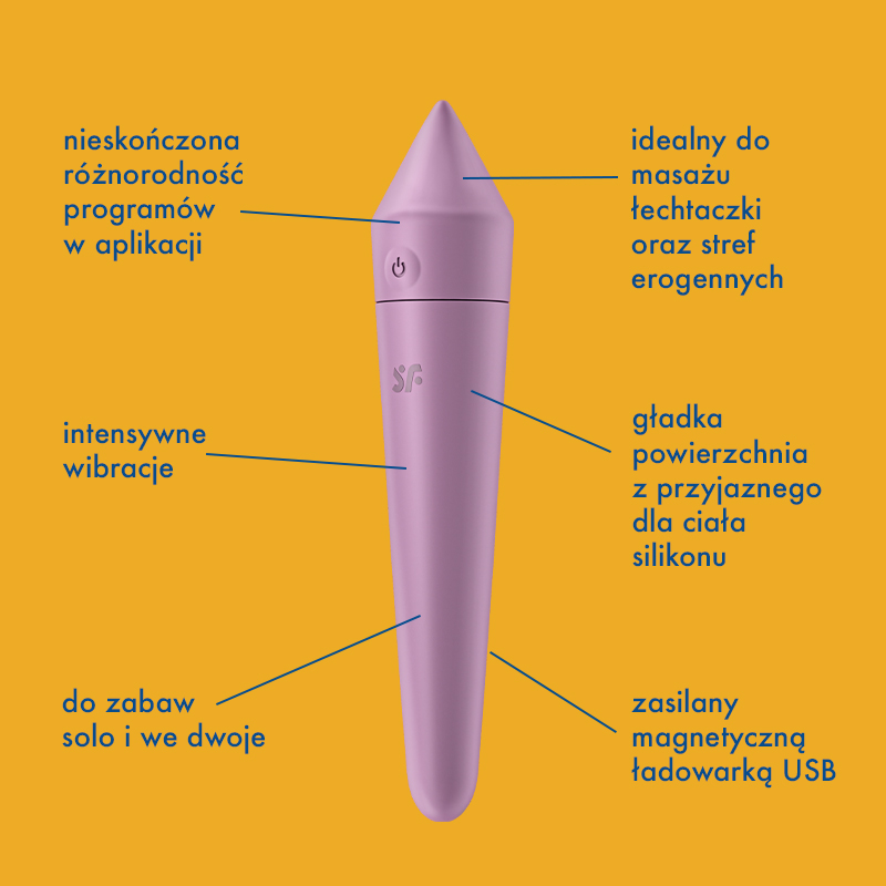 Satisfyer Ultra Power Bullet 8 masażer łechtaczki sterowany telefonem