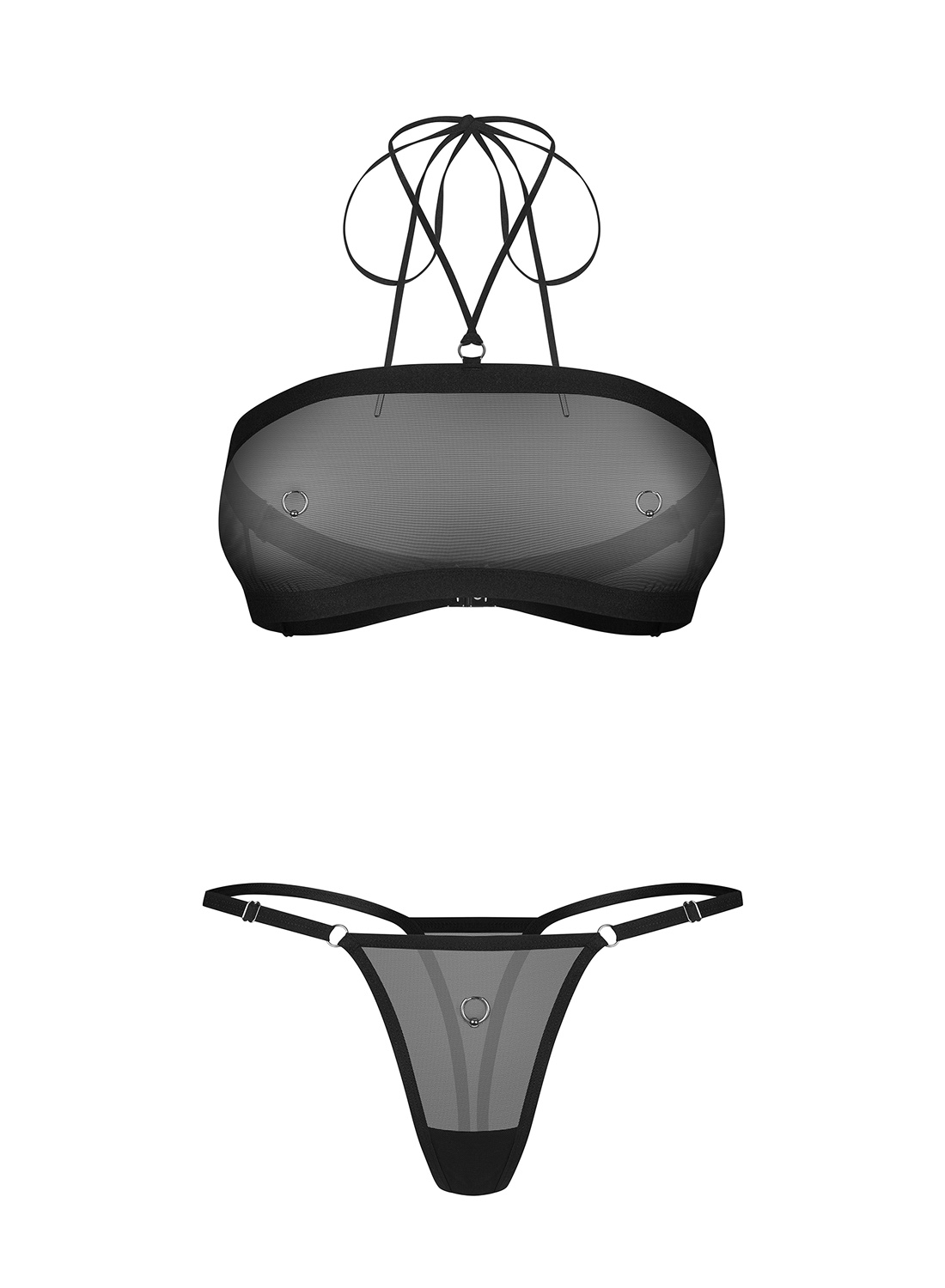Obsessive Orinelle komplet: biustonosz i stringi