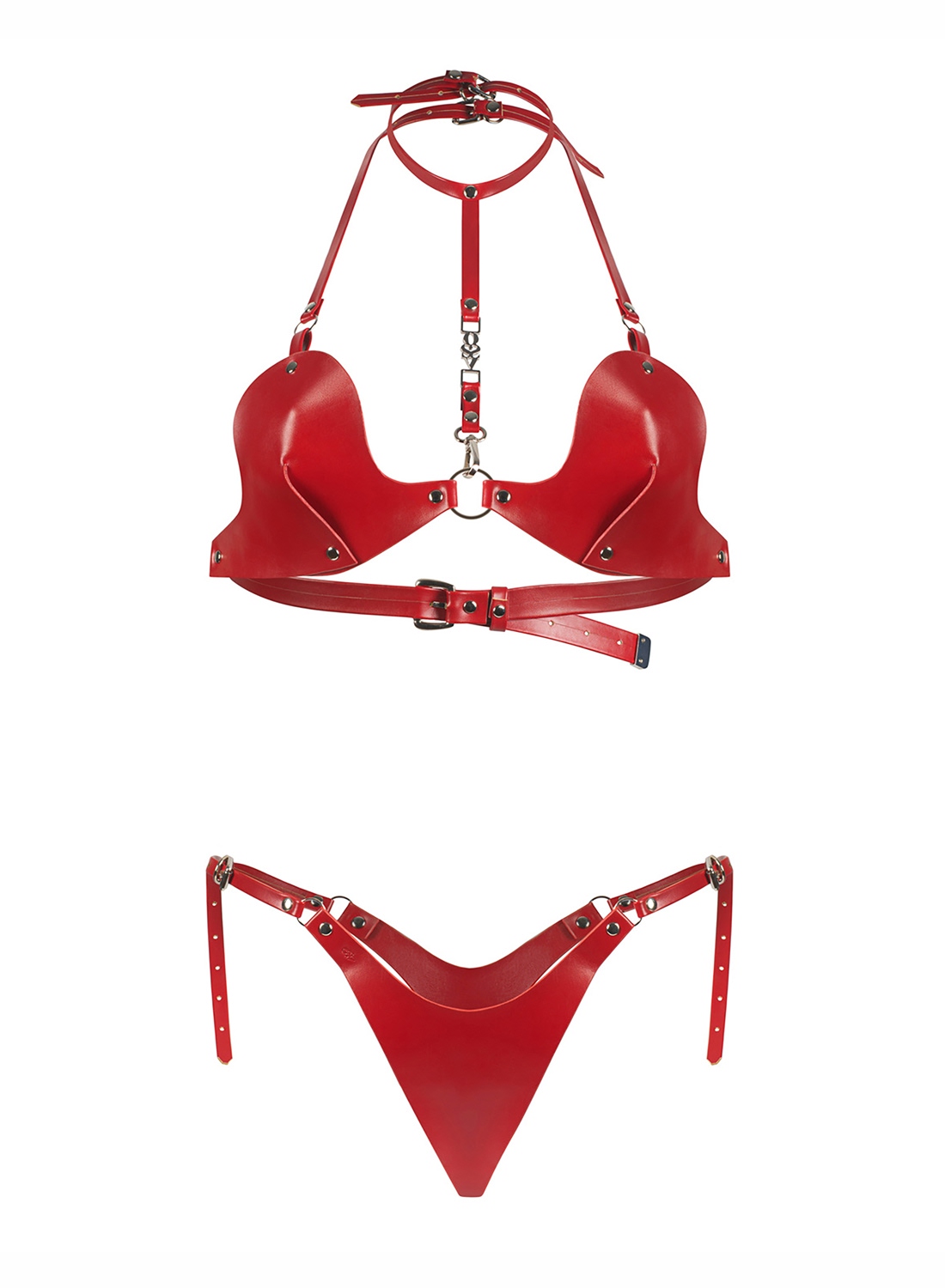 Obsessive Inferro komplet: biustonosz i stringi