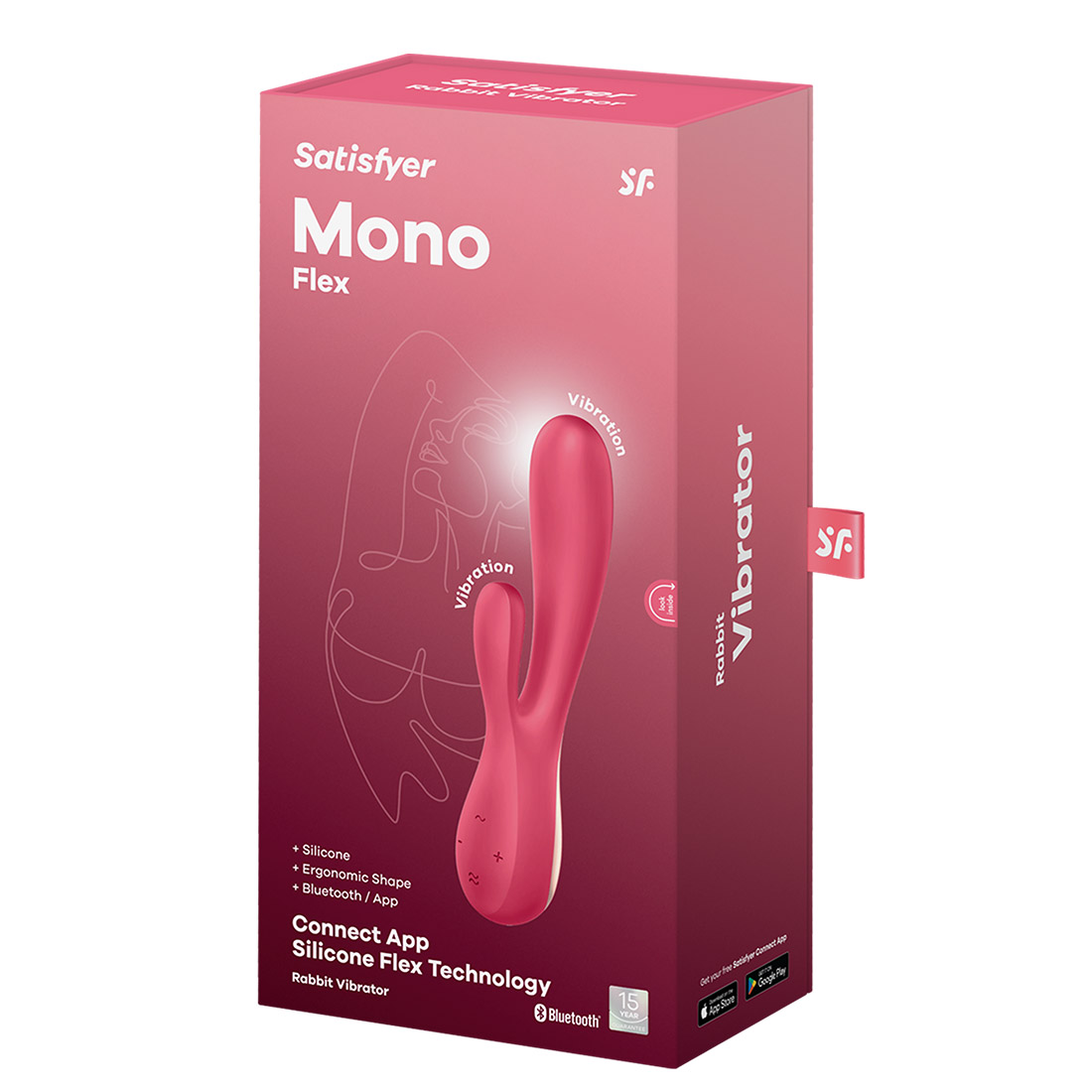 Satisfyer Mono Flex wibrator króliczek sterowany telefonem