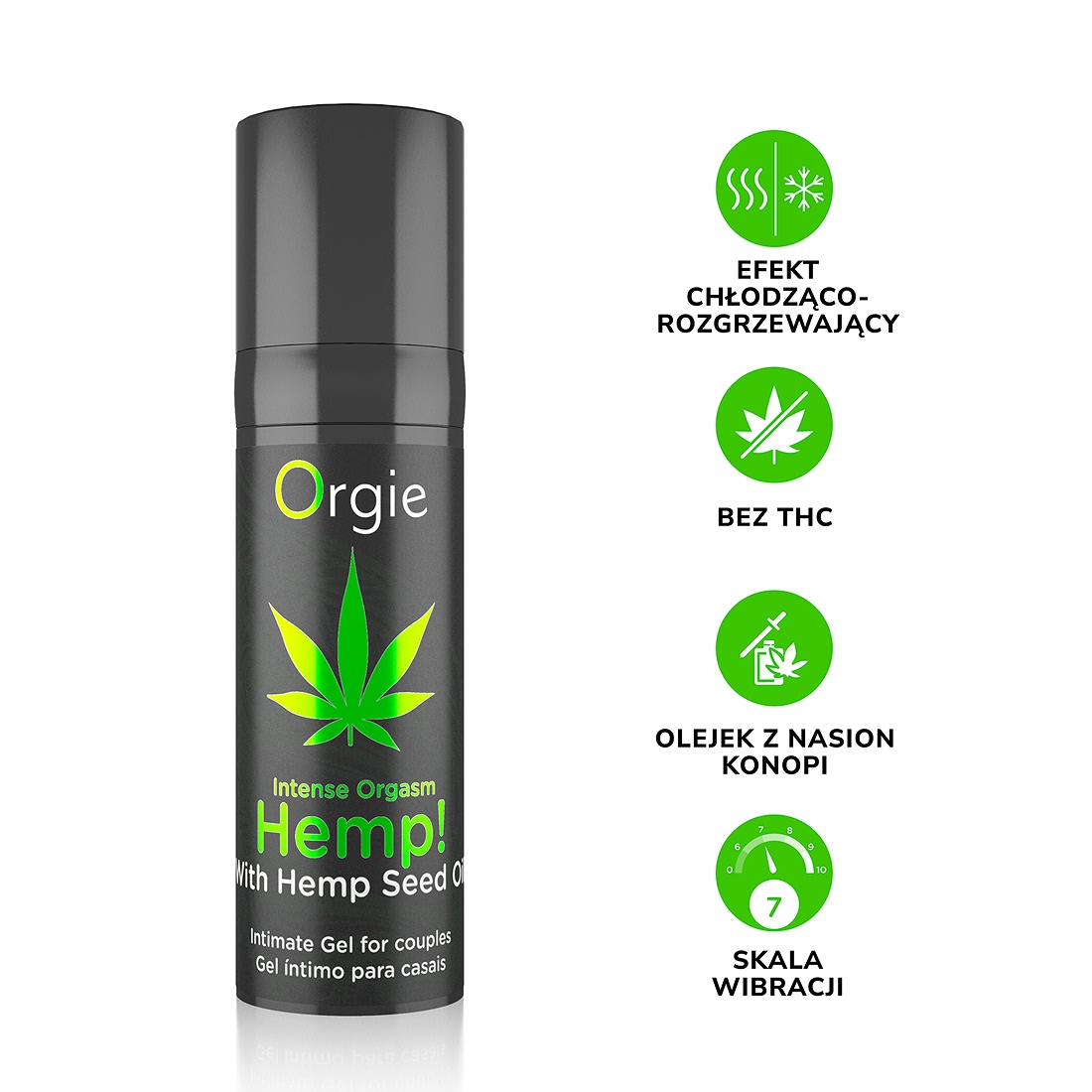 Orgie Hemp! stymulujący żel dla par