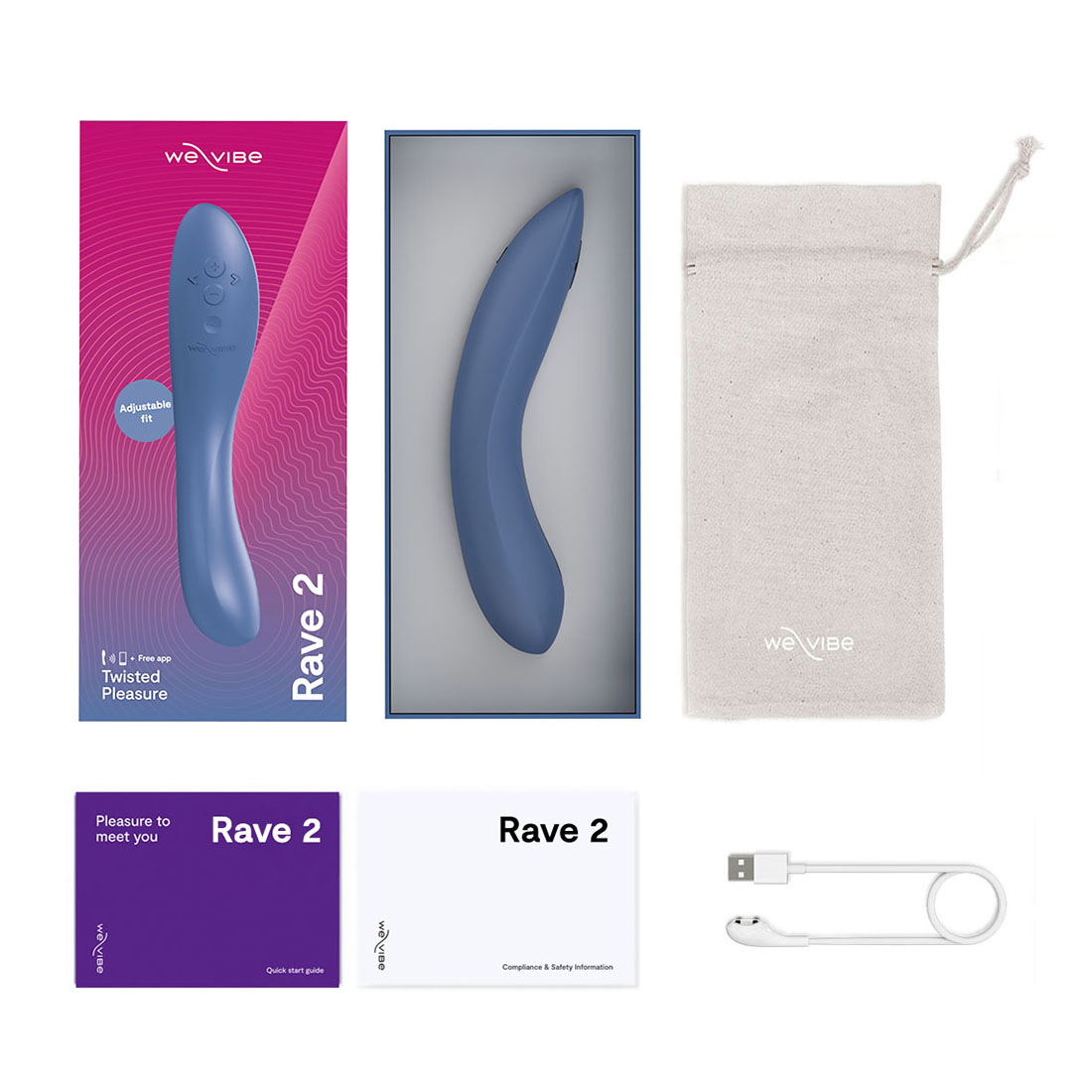 We-Vibe Rave 2 wibrator punktu G sterowany telefonem