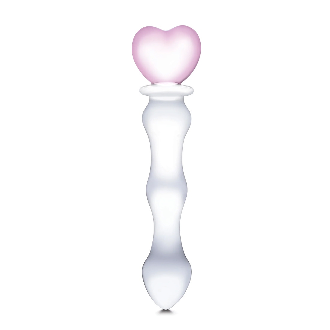 Gläs Sweetheart szklane dildo w kształcie serca 