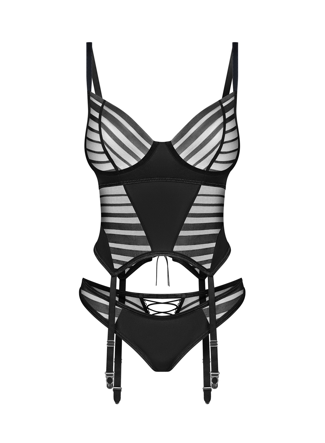 Obsessive Lune Bellis gorset i stringi 