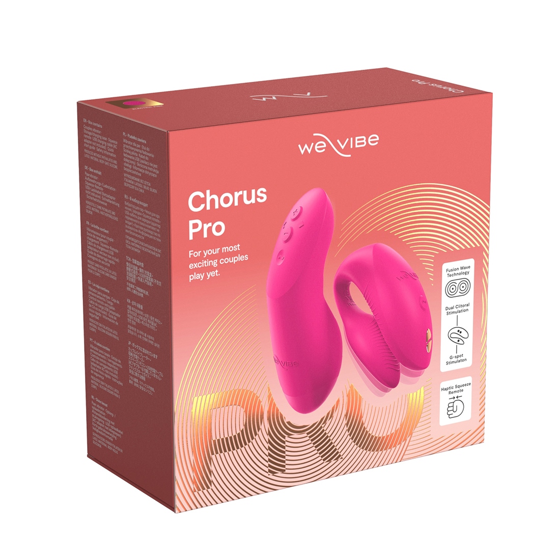 We-Vibe Chorus Pro wibrator dla par sterowany pilotem i aplikacją We-Vibe Chorus Pro wibrator dla par sterowany pilotem i aplikacją