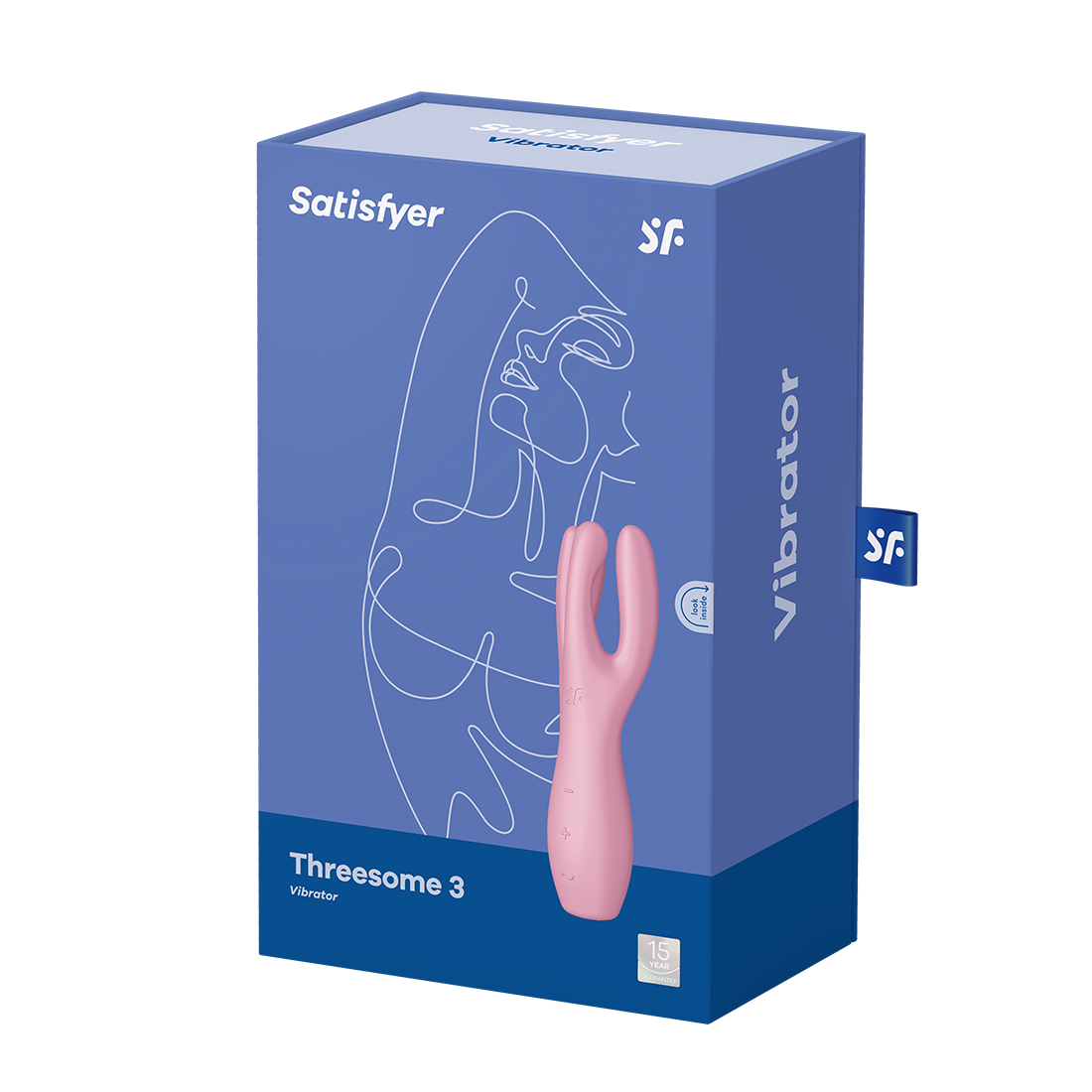 Satisfyer Threesome 3 masażer z ruchomymi paluszkami