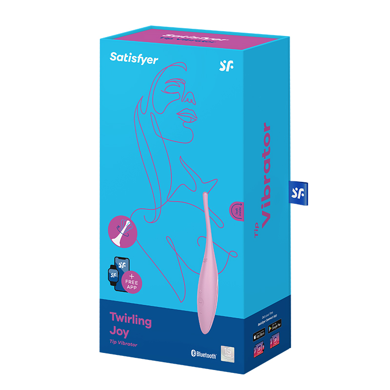 Satisfyer Twirling Joy punktowy masażer łechtaczki sterowany telefonem