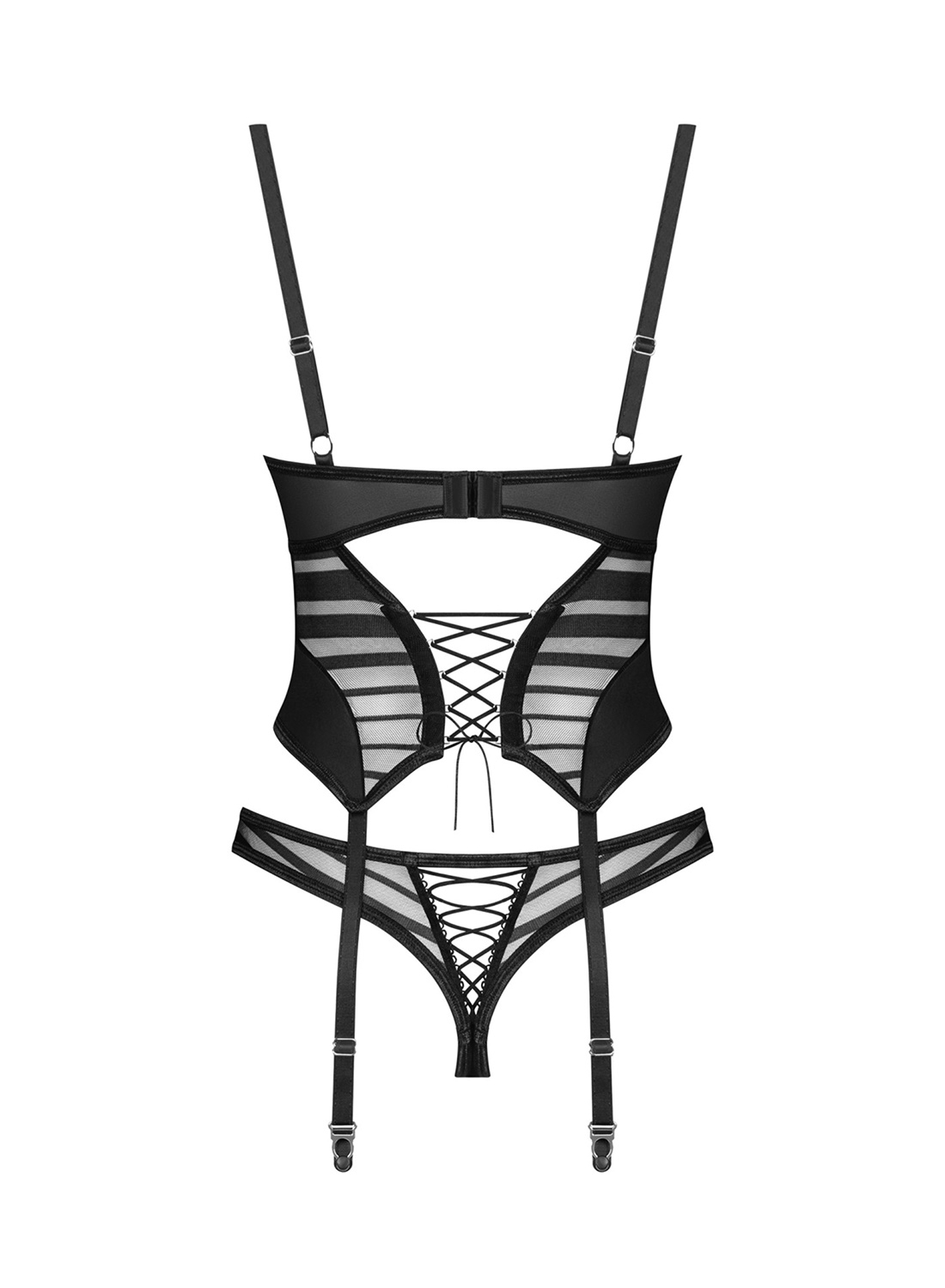 Obsessive Lune Bellis gorset i stringi 