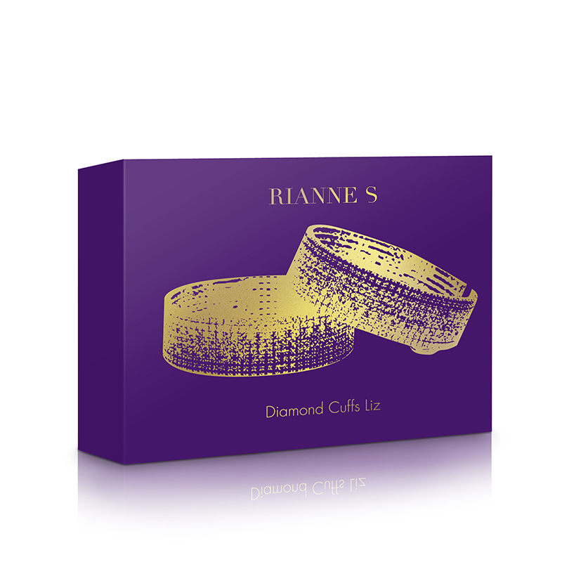 Rianne S Diamond Cuffs kajdanki z cyrkoniami