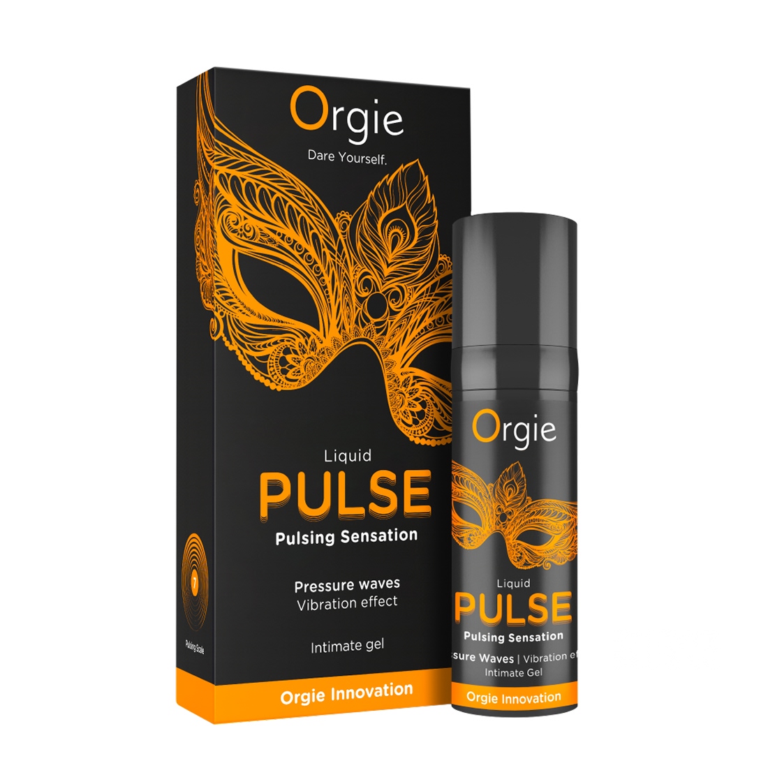 Orgie Liquid Pulse pulsujący żel stymulujący o smaku karmelków