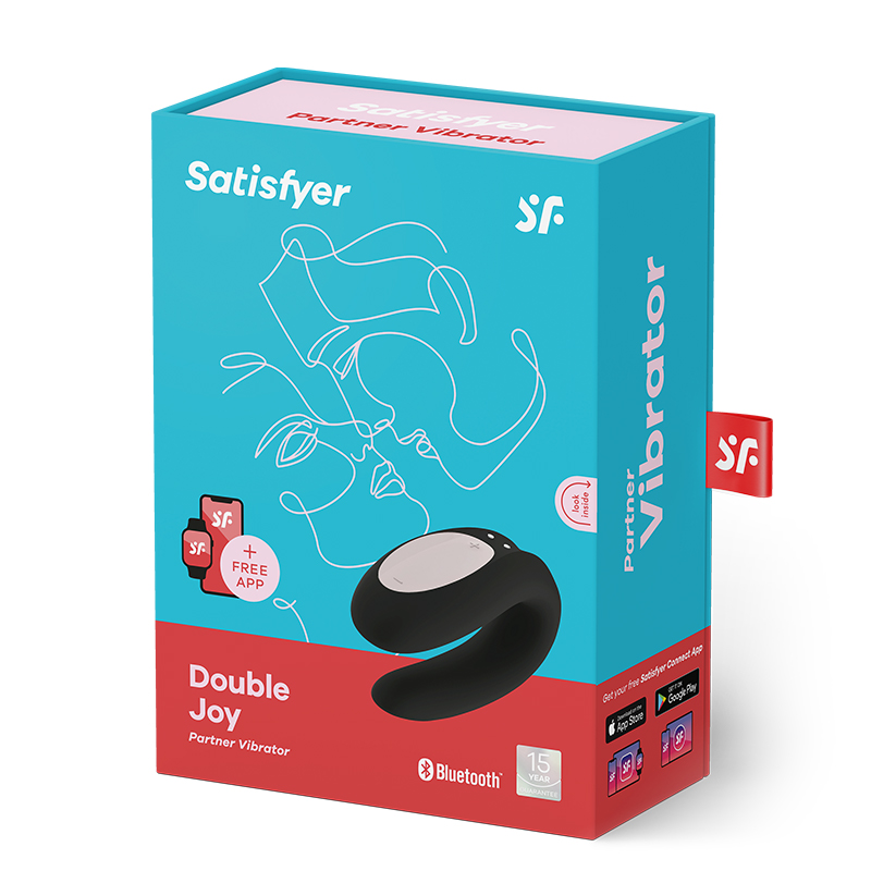 Satisfyer Double Joy wibrator dla par sterowany telefonem