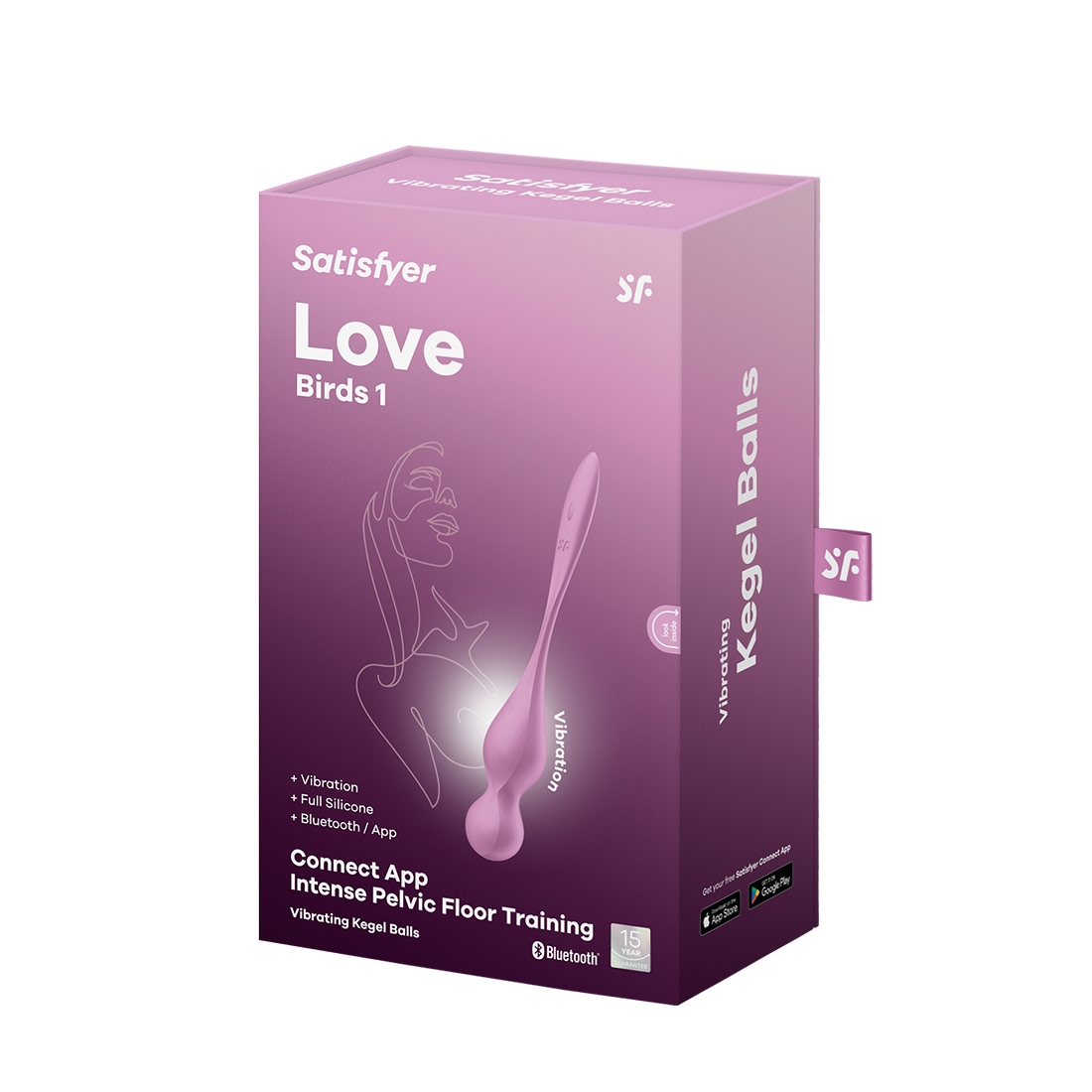 Satisfyer Love Birds wibrujące kulki sterowane telefonem 