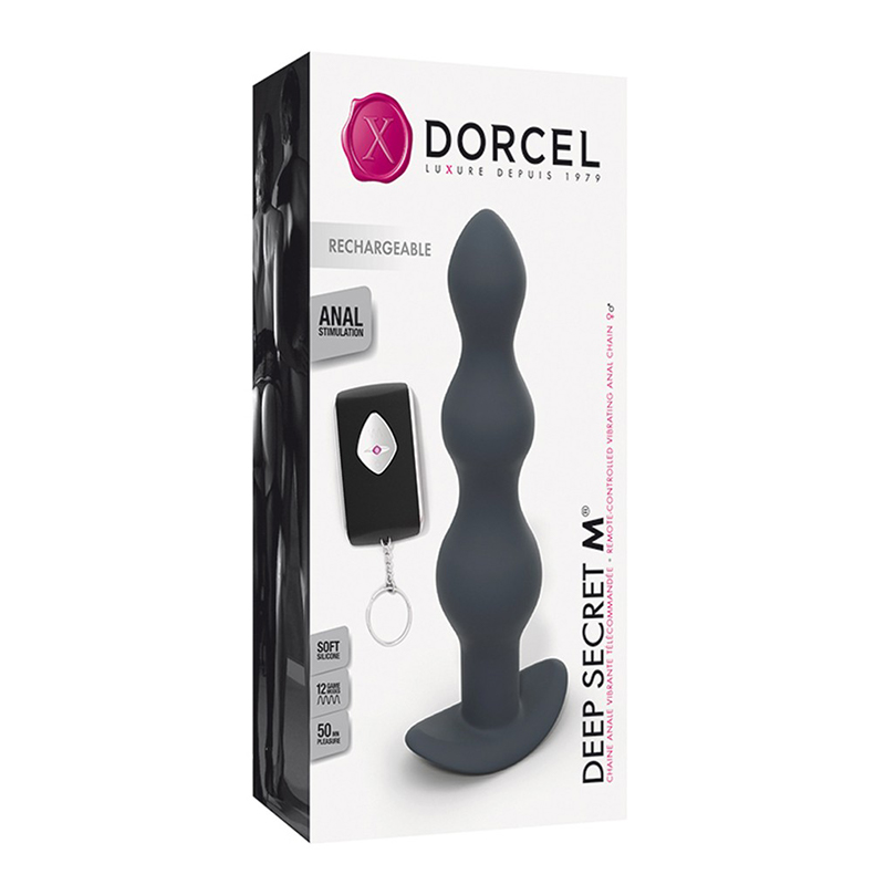 Dorcel Deep Secret wibrujące koraliki analne sterowane pilotem