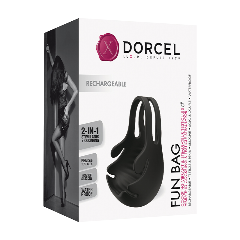 Dorcel Fun Bag pierścień erekcyjny z wibrującą nakładką