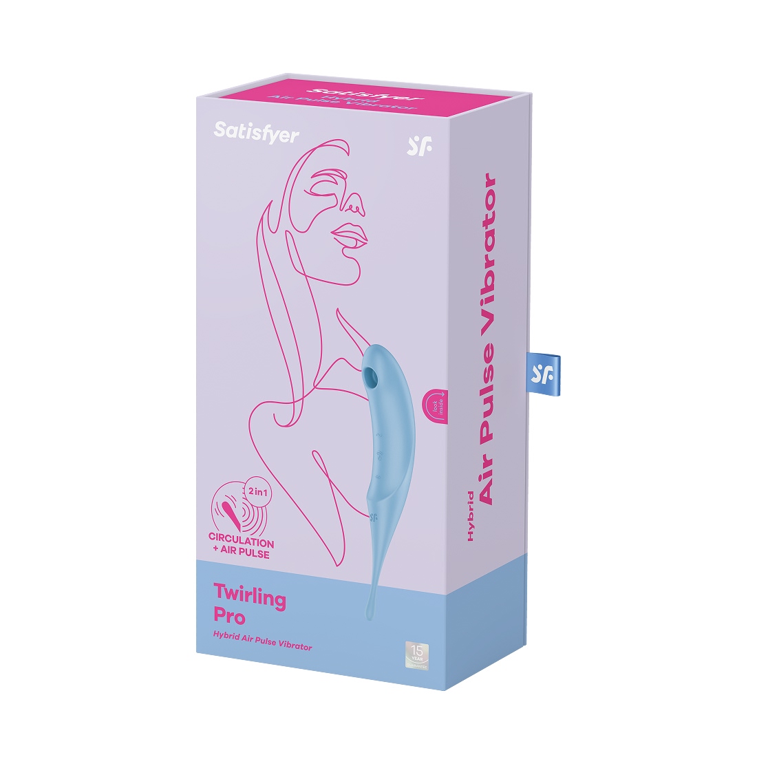 Satisfyer Twirling Pro 2 w 1 bezdotykowo-punktowy masażer łechtaczki  Satisfyer Twirling Pro 2 w 1 bezdotykowo-punktowy masażer łechtaczki