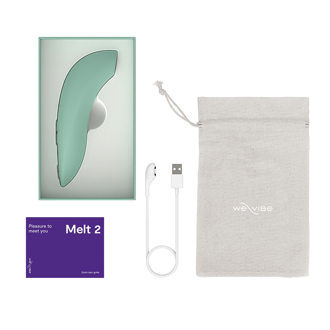 We-Vibe Melt 2 zdalnie sterowany bezdotykowy masażer łechtaczki