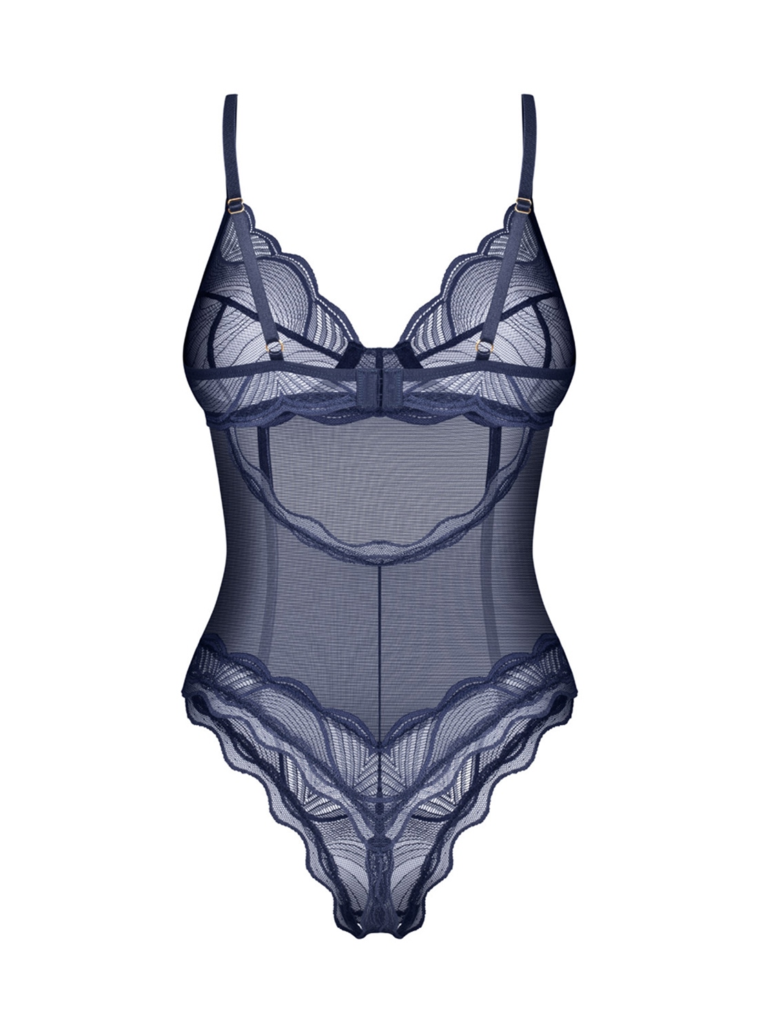 Exquisite by Obsessive MP Blue body z otwartym krokiem