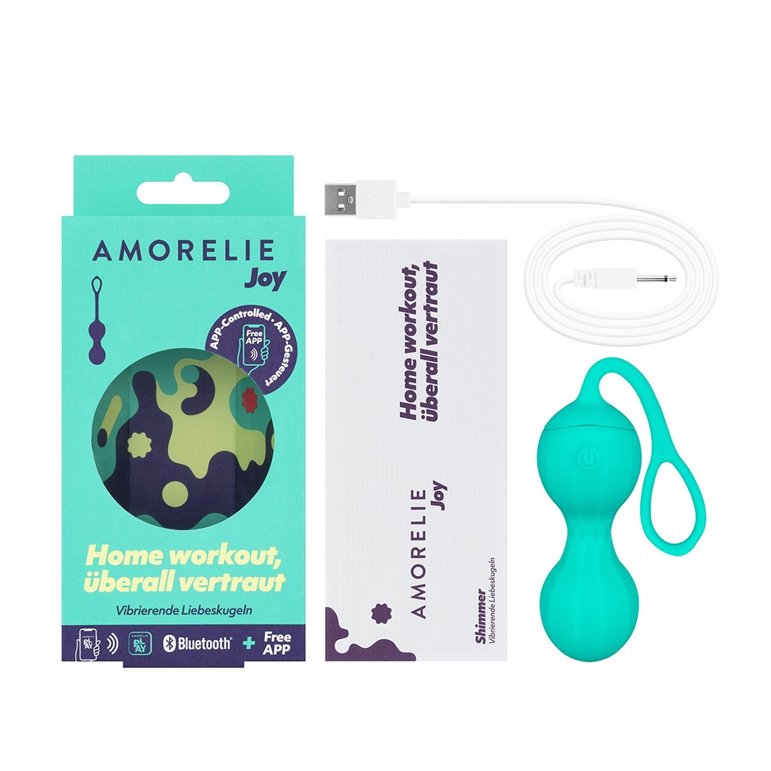 Amorelie Joy Shimmer wibrujące kulki sterowane aplikacją